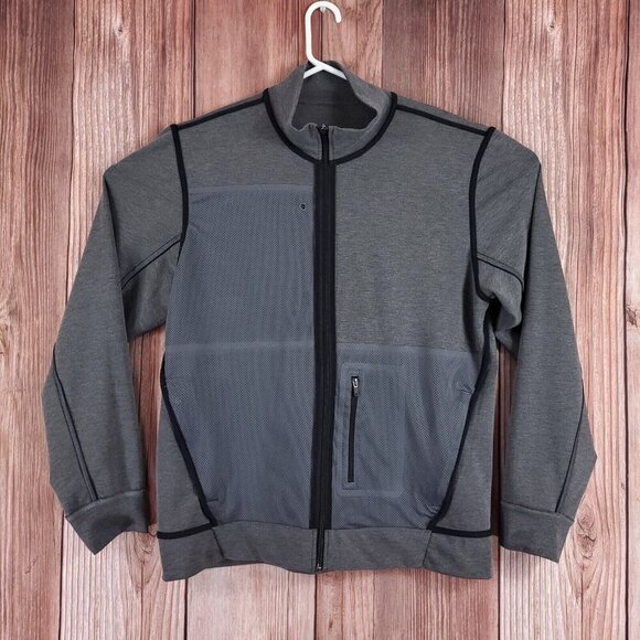 Mack Weldon Mens Size XL Atlas Full Zip Jacket Gray Athleisure Performance - Picture 3 of 16